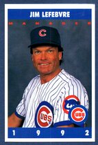 1992 Team Issue Chicago Cubs Marathon #5 Jim Lefebvre