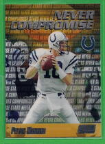 1999 Stadium Club Chrome Never Compromise #22 Peyton Manning