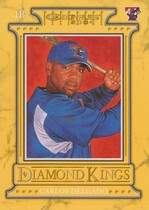 2004 Donruss Diamond Kings Inserts #15 Carlos Delgado
