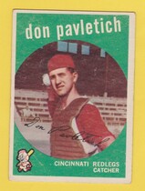 1959 Topps Base Set #494 Don Pavletich