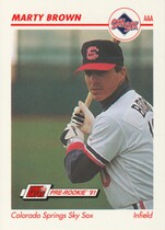 1991 Line Drive AAA #79 Marty Brown