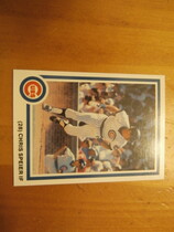 1985 Team Issue Chicago Cubs Seven-Up #28 Chris Speier
