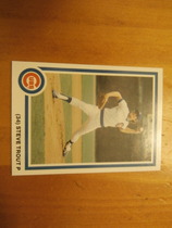 1985 Team Issue Chicago Cubs Seven-Up #34 Steve Trout