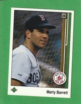 1989 Upper Deck Base Set #173 Marty Barrett