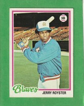 1978 Topps Base Set #187 Jerry Royster