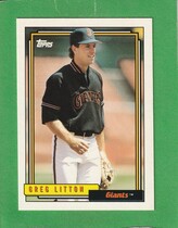 1992 Topps Base Set #238 Greg Litton