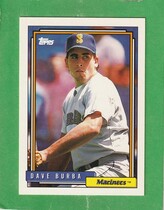 1992 Topps Base Set #728 Dave Burba