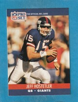 1990 Pro Set Base Set #596 Jeff Hostetler