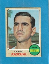 1968 Topps Base Set #395 Camilo Pascual