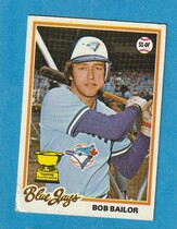 1978 Topps Base Set #196 Bob Bailor