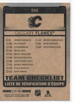2021 Upper Deck O-Pee-Chee OPC #555 Calgary Flames