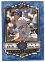 2009 Upper Deck A Piece of History Blue #58 David Wright