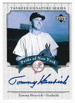 2003 Upper Deck Yankees Signature Pride of New York Autos #TH Tommy Henrich