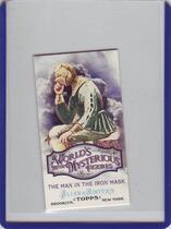 2011 Topps Allen and Ginter Mini Worlds Most Mysterious Figures #WMF7 The Man In The Iron Mask