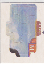 1983 Donruss Mickey Mantle Puzzle #10 Mantle Puzzle