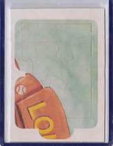 1985 Donruss Lou Gehrig Puzzle #1-3 Lou Gehrig