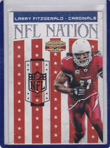 2011 Panini Gridiron Gear NFL Nation Silver #27 Larry Fitzgerald
