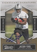 2010 Panini Classics Significant Signatures Gold #146 Jacoby Ford