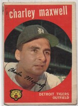 1959 Topps Base Set #481 Charlie Maxwell