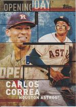 2018 Topps Opening Day Insert Blue #OD-3 Carlos Correa