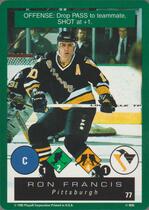 1995 Playoff One On One #77 Ron Francis
