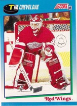 1991 Score Canadian (English) #492 Tim Cheveldae