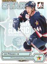 2005 ITG Heroes and Prospects Shooting Stars #AS-9 Joni Pitkanen