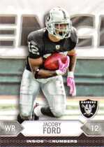 2012 Bowman Inside the Numbers #ITNJF Jacoby Ford