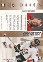 2006 ITG Going For Gold Canadian Women's National Team #8 Colleen Sostorics