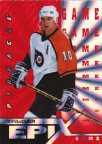 1997 Pinnacle Epix Game Orange #23 John LeClair