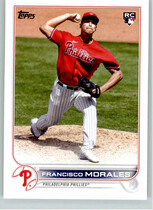 2022 Topps Update #US318 Francisco Morales