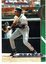 1993 Stadium Club Braves #22 Deion Sanders