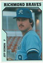 1985 TCMA Richmond Braves #4 Jeff Dedmon