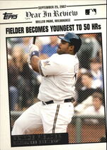 2008 Topps Update Year in Review #YR175 Prince Fielder