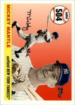 2008 Topps Mickey Mantle Home Run History #504 Mickey Mantle