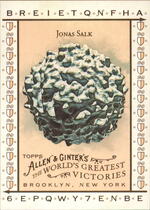 2008 Topps Allen & Ginter Worlds Greatest Victories #WGV3 Jonas Salk