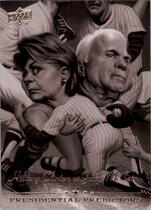 2008 Upper Deck Presidential Predictors Running Mate  Series 2 #PP13A Hillary Clinton|John McCain