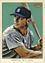 2009 Topps T-206 Checklists #1 Mickey Mantle
