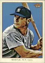 2009 Topps T-206 Checklists #3 Mickey Mantle