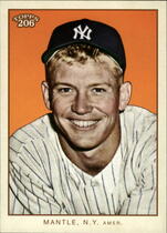 2009 Topps T-206 Checklists #4 Mickey Mantle