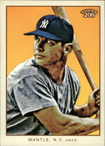 2009 Topps T-206 Checklists #5 Mickey Mantle