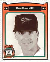 1991 Team Issue Baltimore Orioles Crown #57 Marty Brown