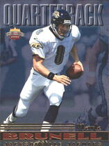1997 Score Board Playbook By The Numbers #QB2 Mark Brunell