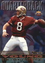 1997 Score Board Playbook By The Numbers #QB9 Steve Young