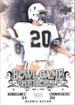 2011 Upper Deck College Legends Bowl Game Heroes #BGHBK Bernie Kosar