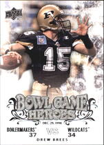 2011 Upper Deck College Legends Bowl Game Heroes #BGHDB Drew Brees