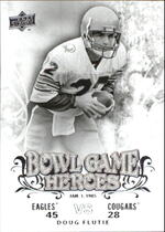2011 Upper Deck College Legends Bowl Game Heroes #BGHDF Doug Flutie