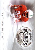 2011 Upper Deck College Legends Decades Best #DBJR Jerry Rice
