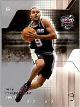 2002 NBA Hoops Stars #143 Tony Parker