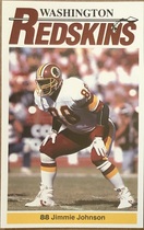 1990 Team Issue Washington Redskins Police #NNO Jimmie Johnson